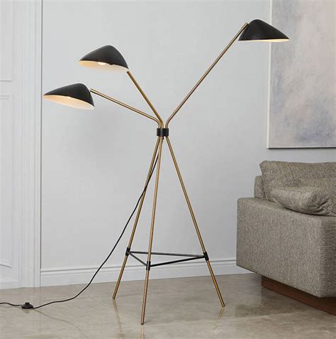 Easton Forged-Iron Sectional Floor Lamp. . Floor lamp west elm